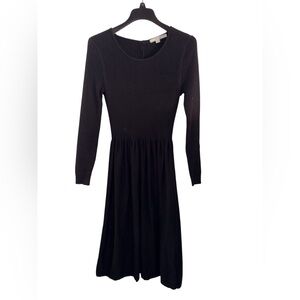 Boden size 8 long black sweater dress